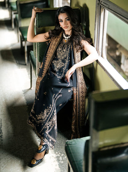 Izel (Premium Dhanak) – 3 Pcs Unstitched Suit