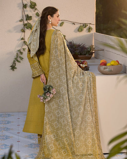 ALLYS (Premium Dhanak) – 3 Pcs Unstitched Suit