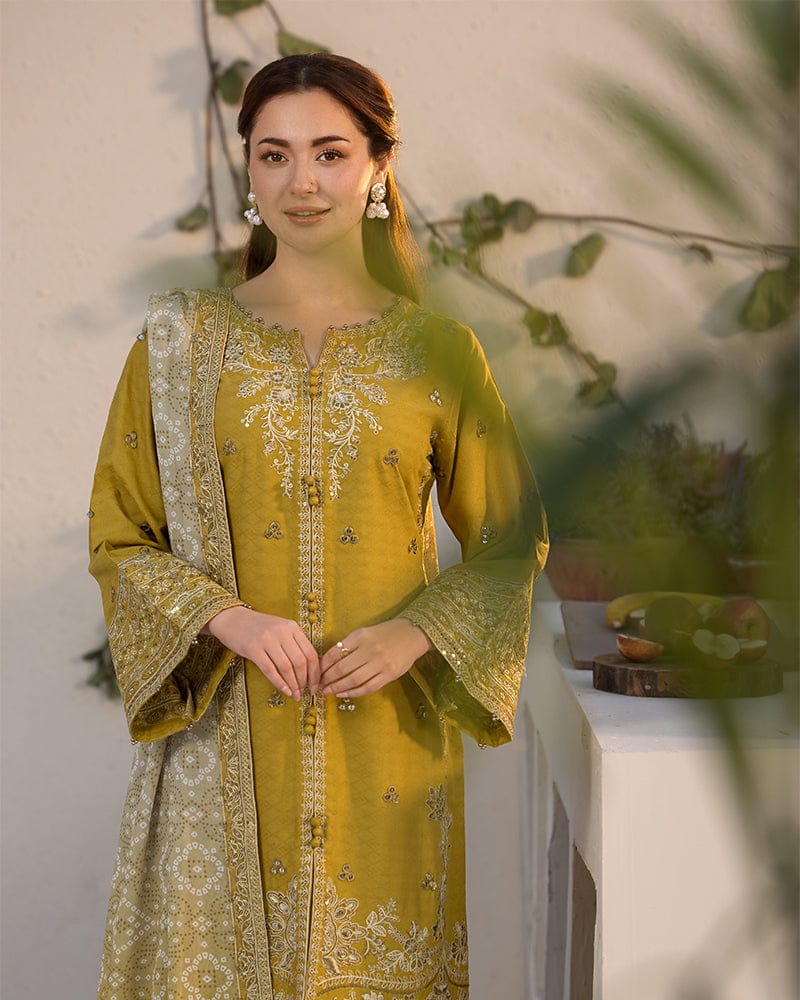 ALLYS (Premium Dhanak) – 3 Pcs Unstitched Suit